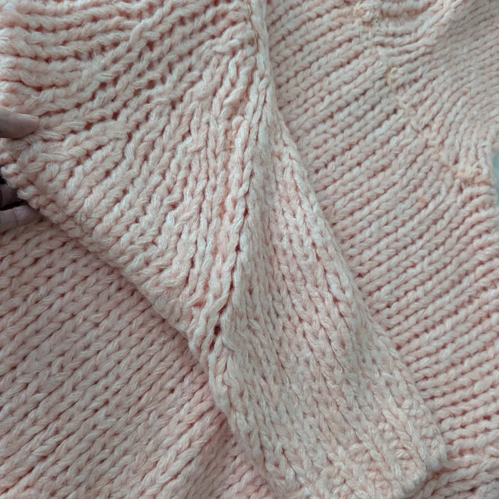 Cozy Peach Anthropologie Knit Sweater - Picture 4 of 5